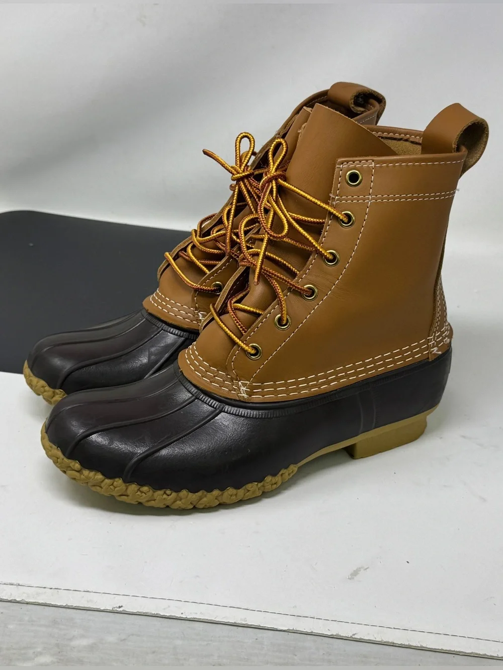 L.L. Bean Bean Duck Boots women’s size  8 excellent